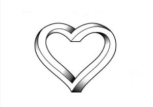 Love Heart Line Drawing at PaintingValley.com | Explore collection of ...