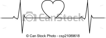 450x164 collection of free heartbeat logo download on ui ex - Love Heart Line Drawing