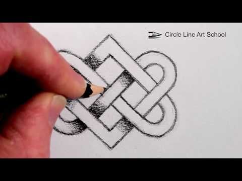 480x360 how to draw a celtic knot step - Love Knot Drawing