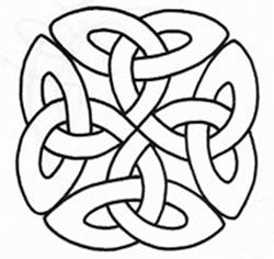250x236 celtic or irish love knots backburner projects celtic designs - Love Knot Drawing