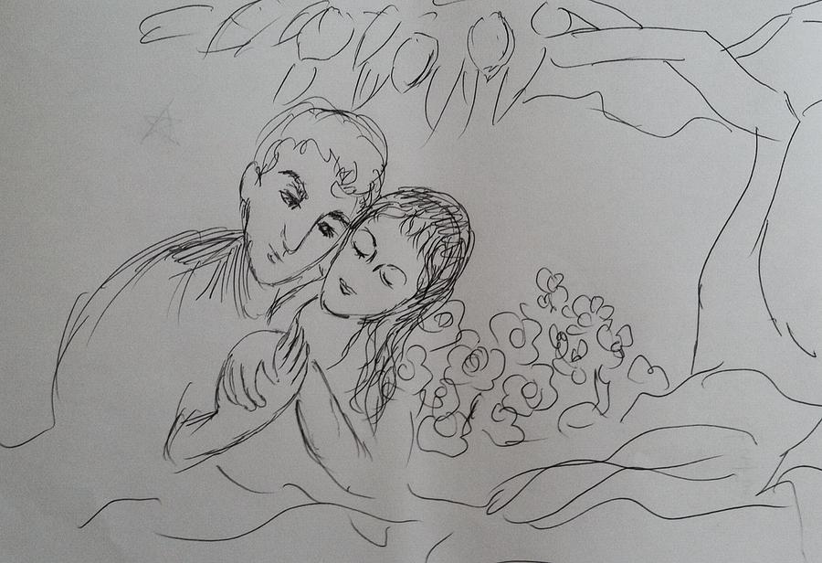 900x616 Love Story Drawing - Love Story Drawing