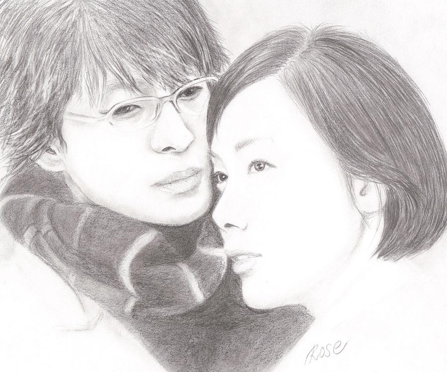 900x749 Love Story Drawing - Love Story Drawing