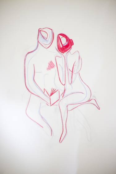 375x563 Love Story Drawing - Love Story Drawing