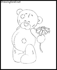 200x243 How To Draw Teddy Bears With Hearts With Easy Step - Love Teddy Bear Drawing