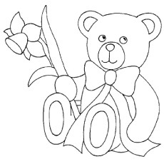 230x230 Top Free Printable Teddy Bear Coloring Pages Online - Love Teddy Bear Drawing