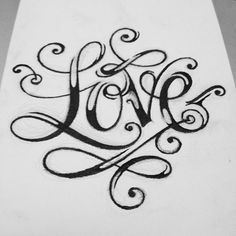 236x236 The Word Love In The Shape Of A Heart Drawingthings To Draw - Love Word Drawing