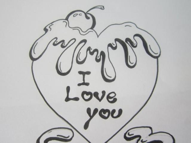 640x480 I Love You Drawings In Pencil With Heart - Love You Drawings