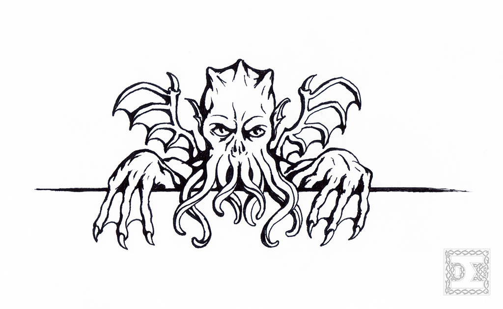 Lovecraft Cthulhu Drawing at Explore collection of