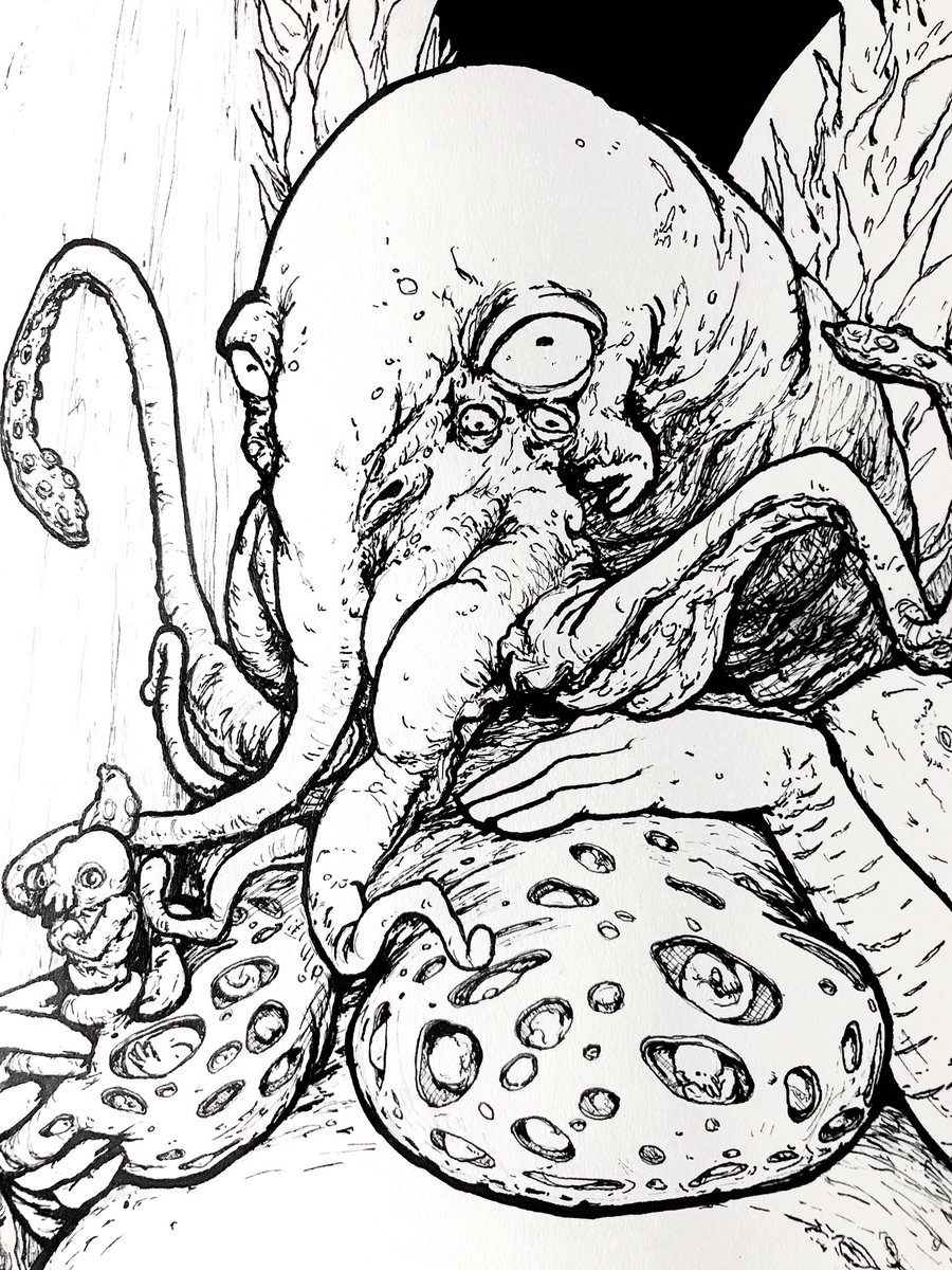 900x1200 kelly toki on twitter cthulhu fertility goddess a sensual - Lovecraft Cthulhu Drawing