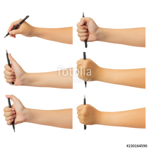 500x500 set of human hand in reach out one's hand and writing, drawing - Low Contrast Drawing