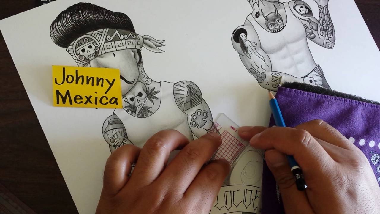 1280x720 how to draw gangster lowrider arte with pencils - Lowrider Arte Drawings