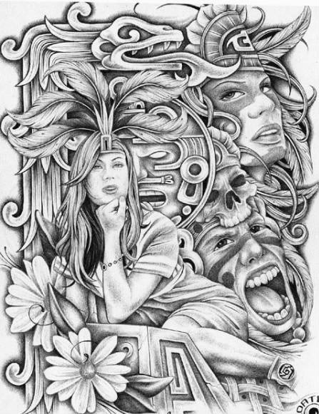 447x581 brunetti blog lowrider arte - Lowrider Arte Drawings