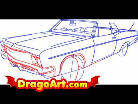 480x360 how to draw a lowrider step - Lowrider Car Drawings