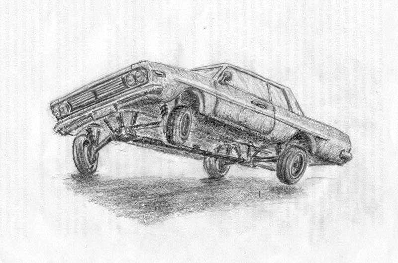 Lowrider Art Drawings Best Cars - Lowrider Drawing Images. 