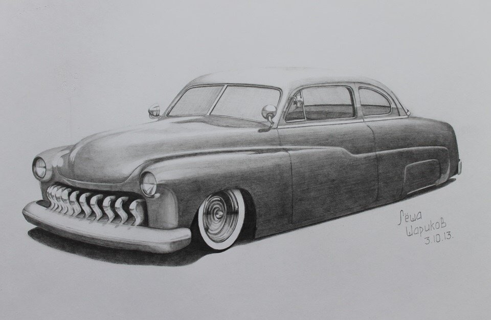 low rider drawing