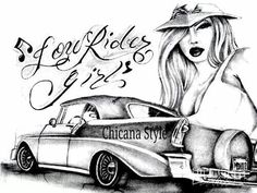 236x177 Best Lowrider Art Images Female Tattoos, Chicano Art - Lowrider Drawings