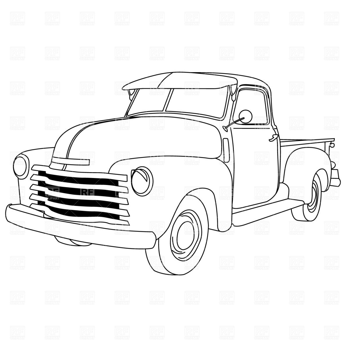 1200x1200 Lowrider Truck Coloring Pages - Lowrider Truck Drawings