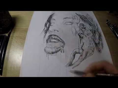 480x360 Loyalty Tattoo Draw Timelapse - Loyalty Drawing