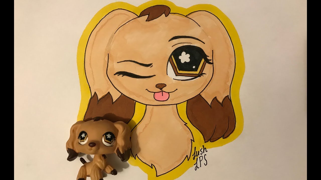 1280x720 lps cocker spaniel drawing - Lps Drawings