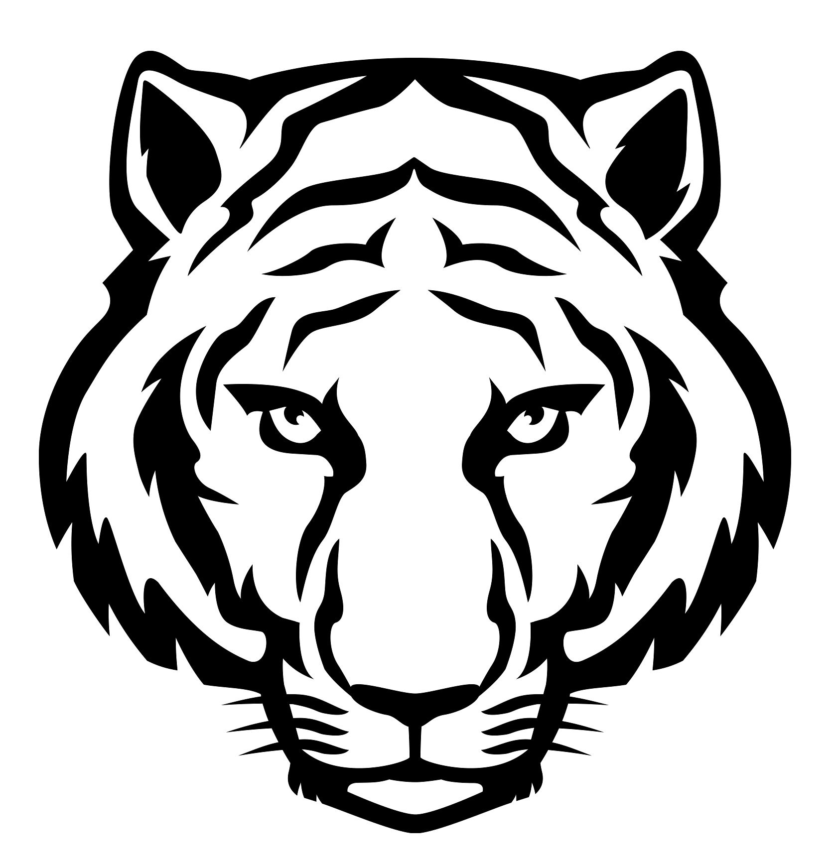 1678x1739 Download Your Free Lsu Tigers Stencil Here Save Time And Start - Lsu Drawings