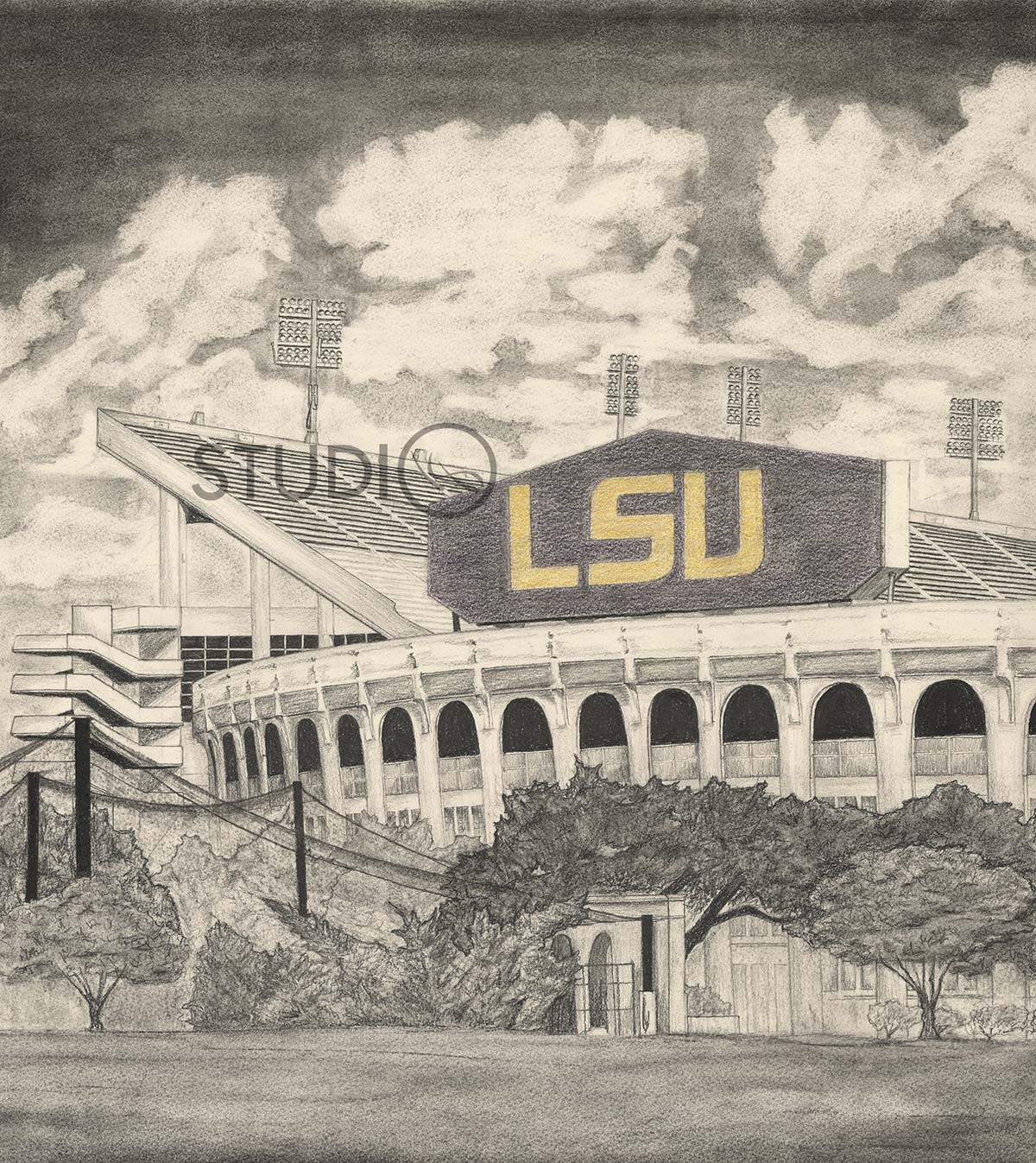 Lsu Drawings at Explore collection of Lsu Drawings