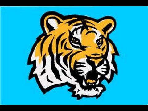 480x360 How To Draw Lsu Tiger, Mike The Tiger - Lsu Drawings