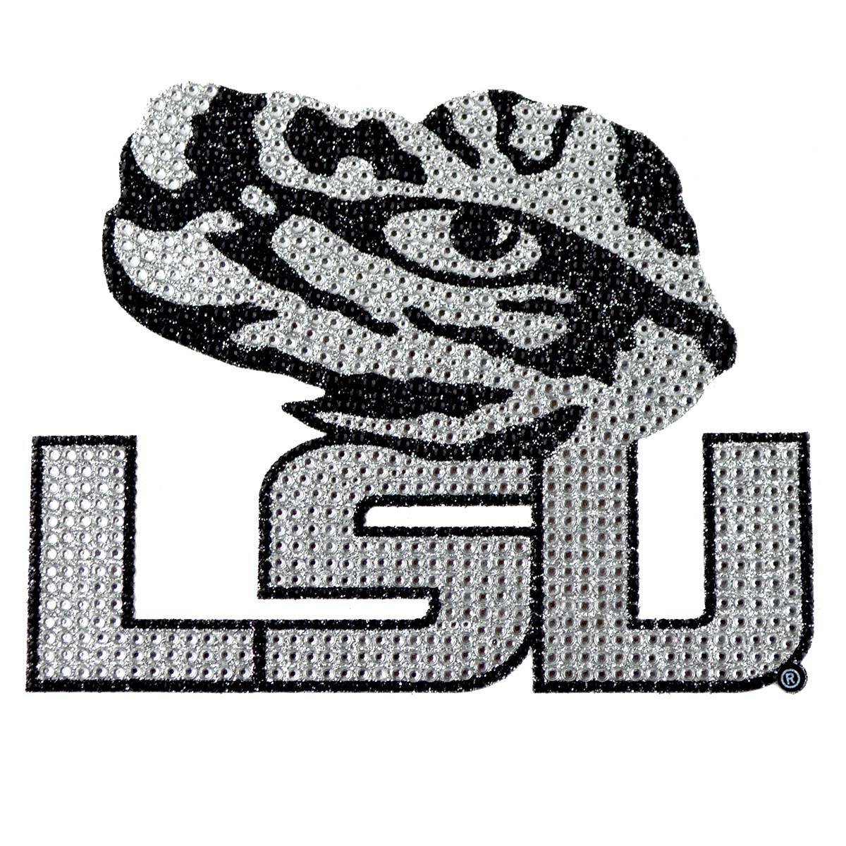 1200x1200 lsu tigers bling car emblem - Lsu Tiger Drawing