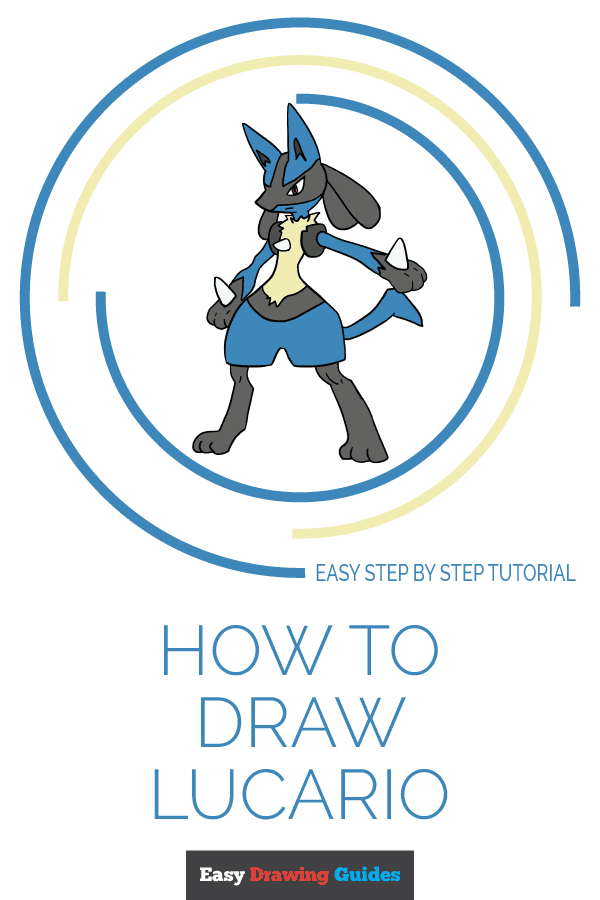 600x900 How To Draw Lucario - Lucario Drawing