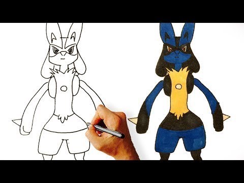 480x360 How To Draw Lucario - Lucario Drawing