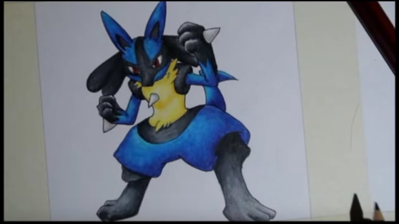 1280x720 Lucario Drawing - Lucario Drawing