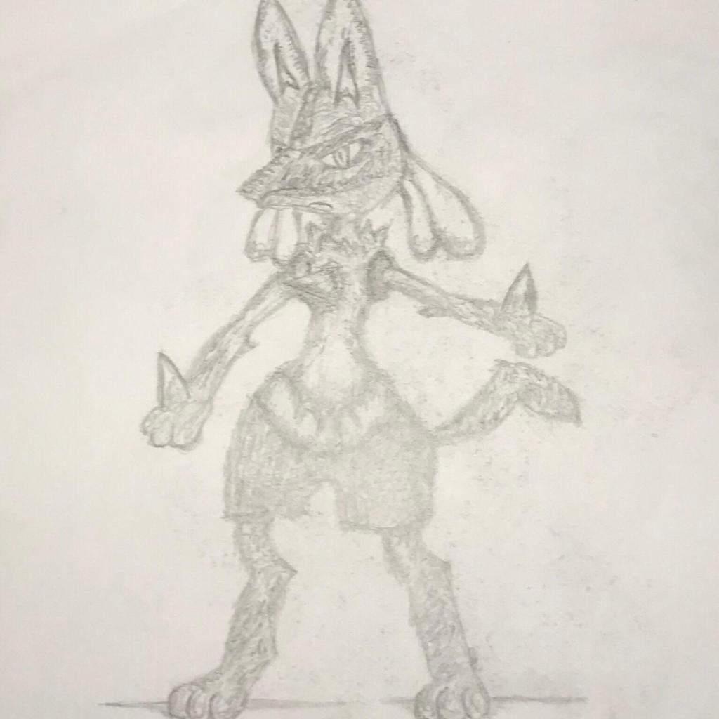 1024x1024 Lucario Drawing - Lucario Drawing