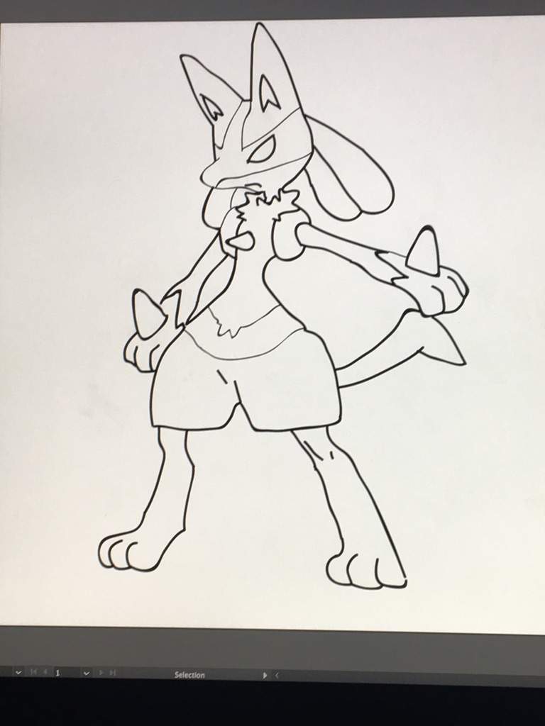 768x1024 Pokemon Drawing - Lucario Drawing