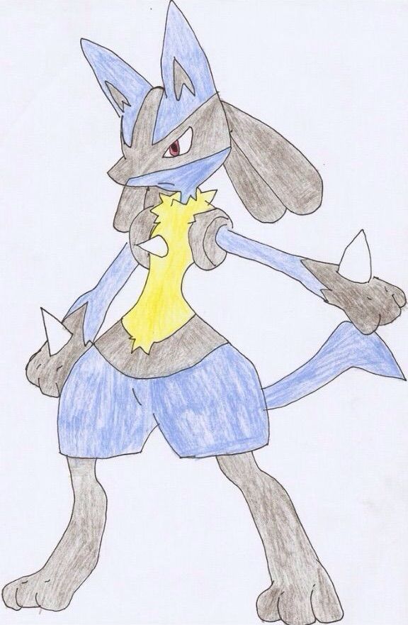 576x881 Drawing Of Lucario!!! Amino - Lucario Drawing