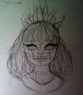 320x366 Wip Based Of A Makeup Sfx Tutorial Called Lucid Dream - Lucid Drawing