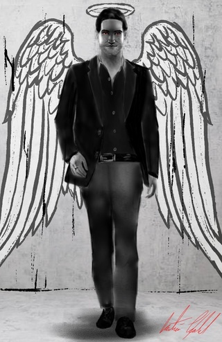 320x494 Okay So I Tried To Draw Tom Ellis As Lucifer Morningstar It - Lucifer Drawing