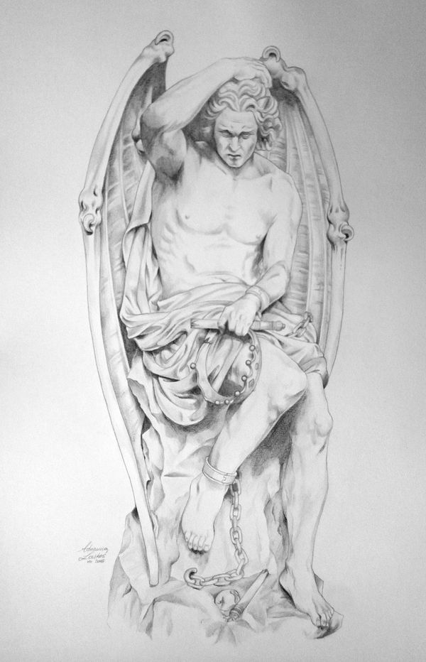 600x932 The Lucifer Of Liege - Lucifer Drawing