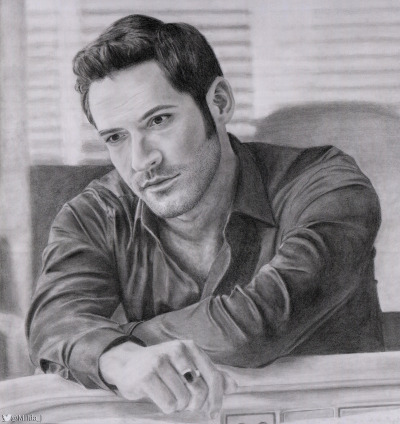 400x424 Lucifer Fan Art Tumblr - Lucifer Drawing