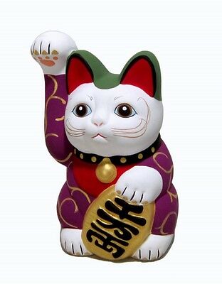 312x400 maneki neko japanese lucky cat tokoname pottery unglazed hand - Lucky Cat Drawing