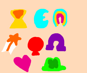 300x250 lucky charms marshmallows drawing - Lucky Charms Drawing