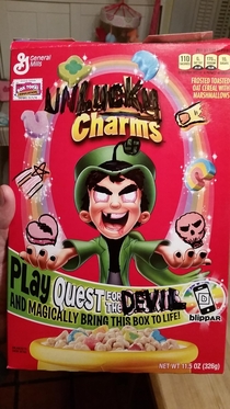 210x373 my nephew was drawing on a box of lucky charms im not so sure - Lucky Charms Drawing