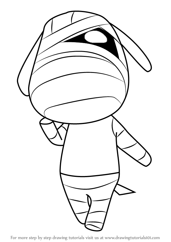 596x843 learn how to draw lucky from animal crossing - Lucky Drawing