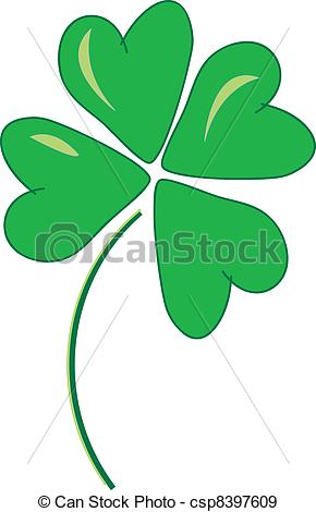 290x470 lucky four leaf clover simple drawing of a four leaf clover made - Lucky Drawing