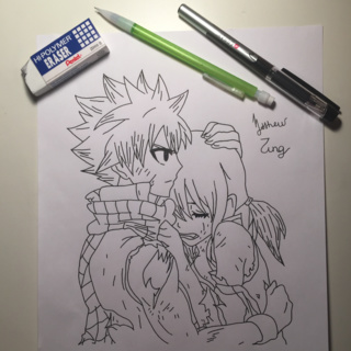 320x320 i have decided to draw another natsu and lucy drawing because - Lucy Drawing