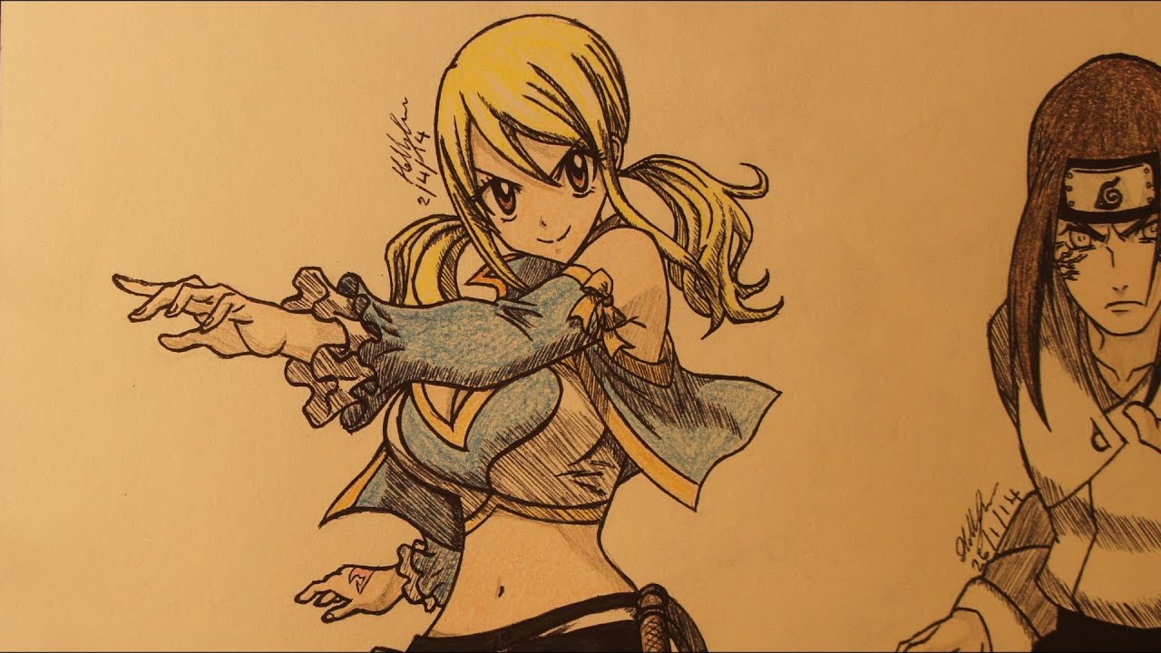 1280x720 how to draw lucy heartfilia - Lucy Heartfilia Drawing