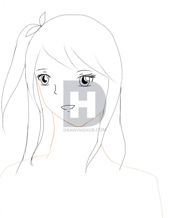 568x720 lucy heartfilia - Lucy Heartfilia Drawing