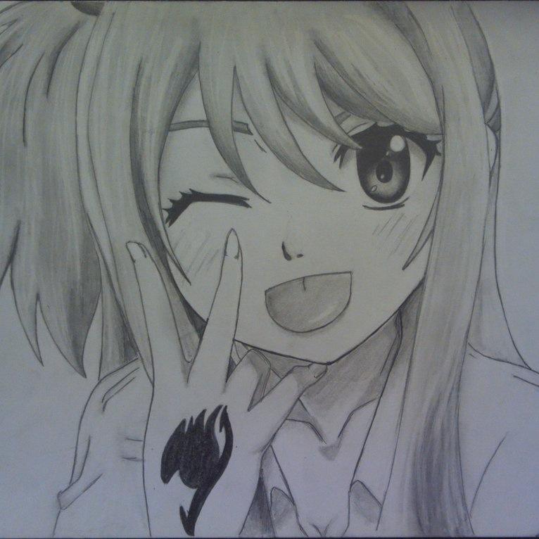 766x766 lucy heartfilia on twitter drawing a manga for my ocs - Lucy Heartfilia Drawing