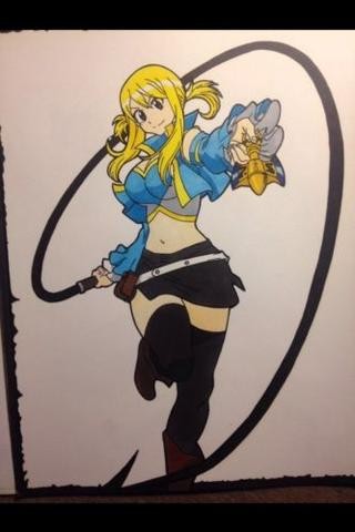 320x480 fairy tail lucy heartfilia inc drawing - Lucy Heartfilia Drawing