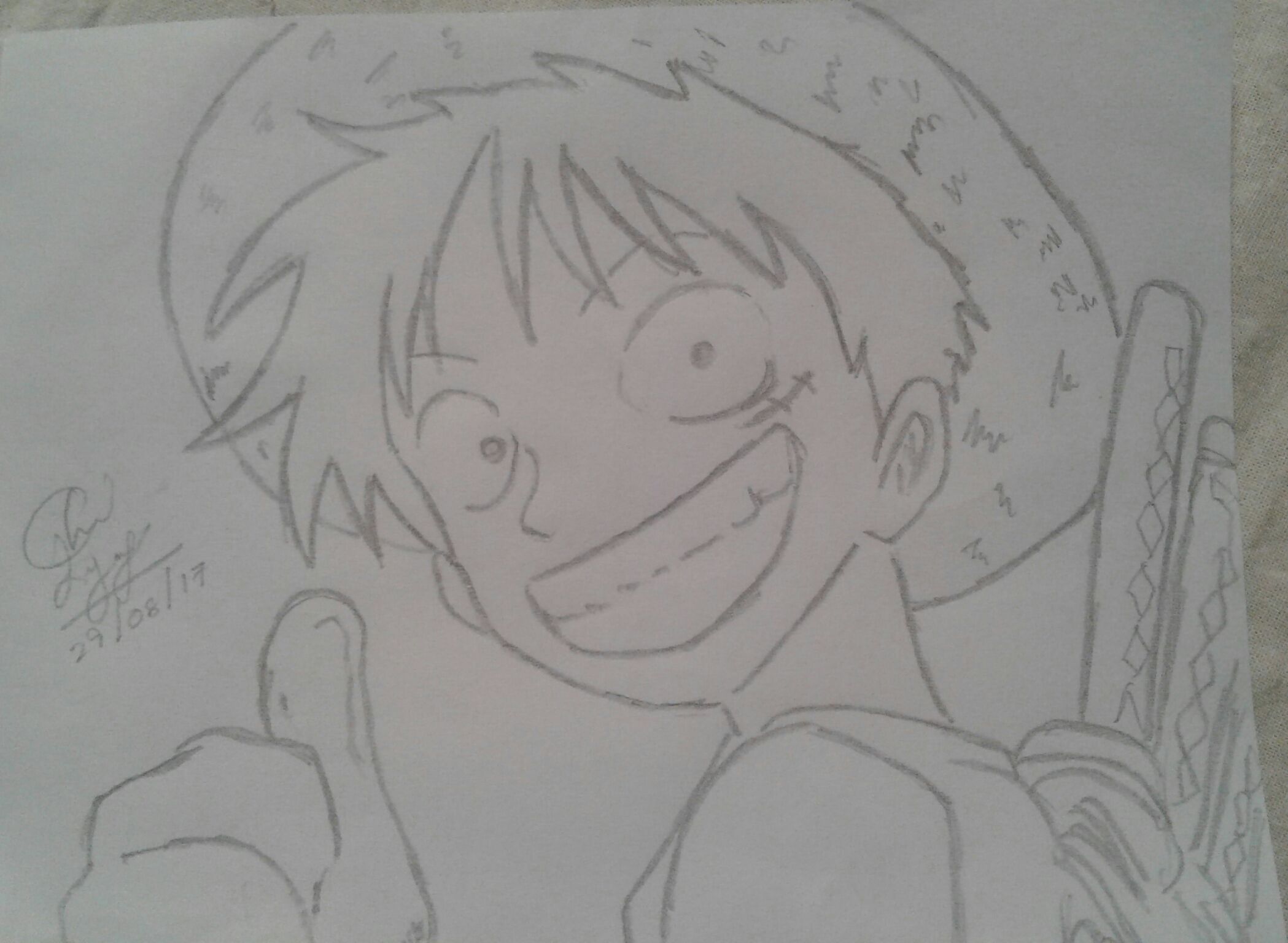 2098x1536 One Piece Luffy Drawing - Luffy Drawing