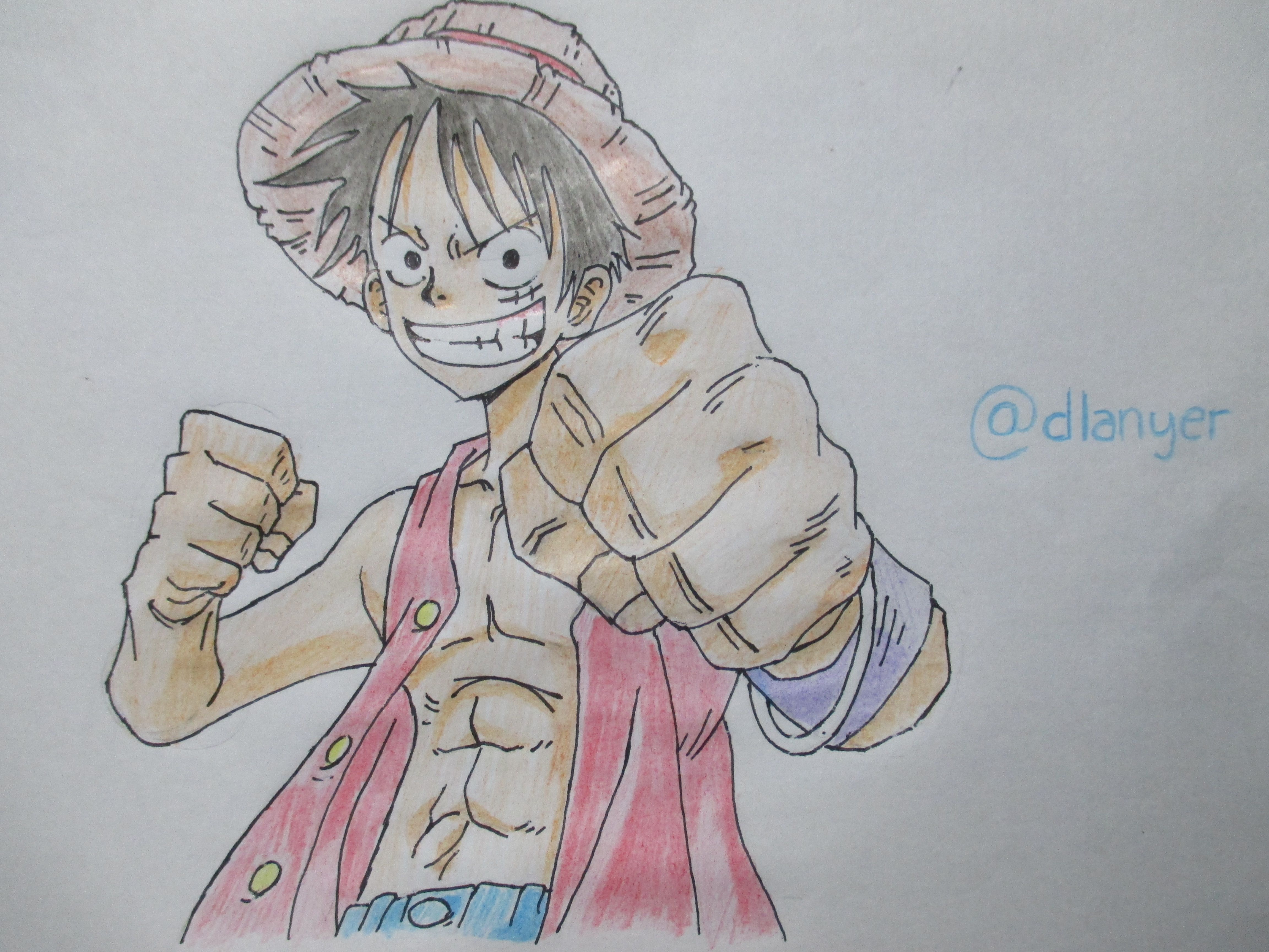 Luffy Anime Drawing