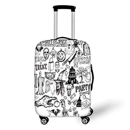 450x450 travel luggage cover suitcase protector, vintage - Luggage Drawing
